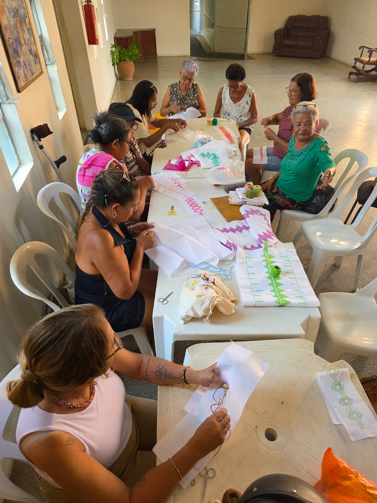 OFICINA DE BORDADO – PROJETO AGULHA DE OURO